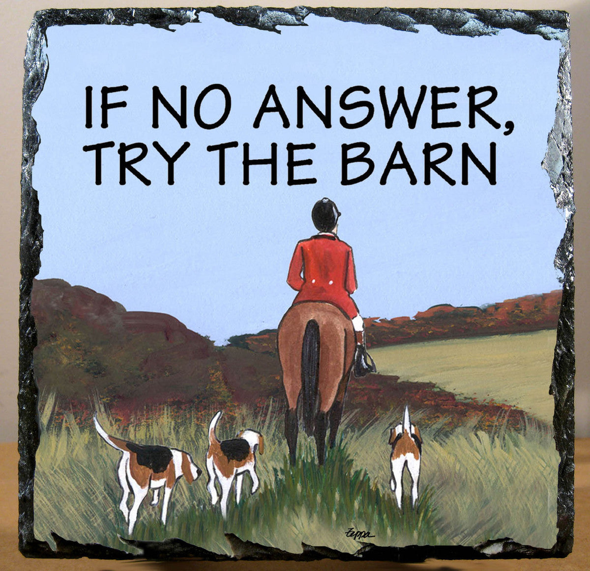 Fox Hunt Slate Signs – Zeppa Studios