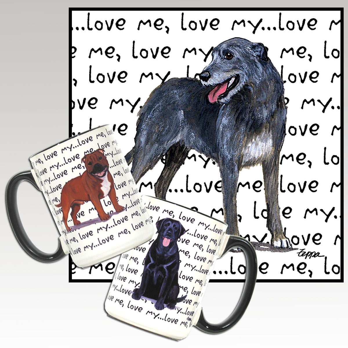 Irish Wolfhound Love Me Mug