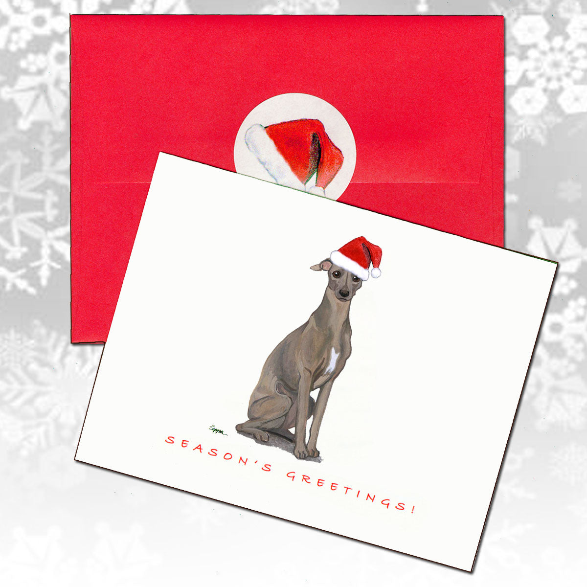 Italian Greyhound Christmas Cards