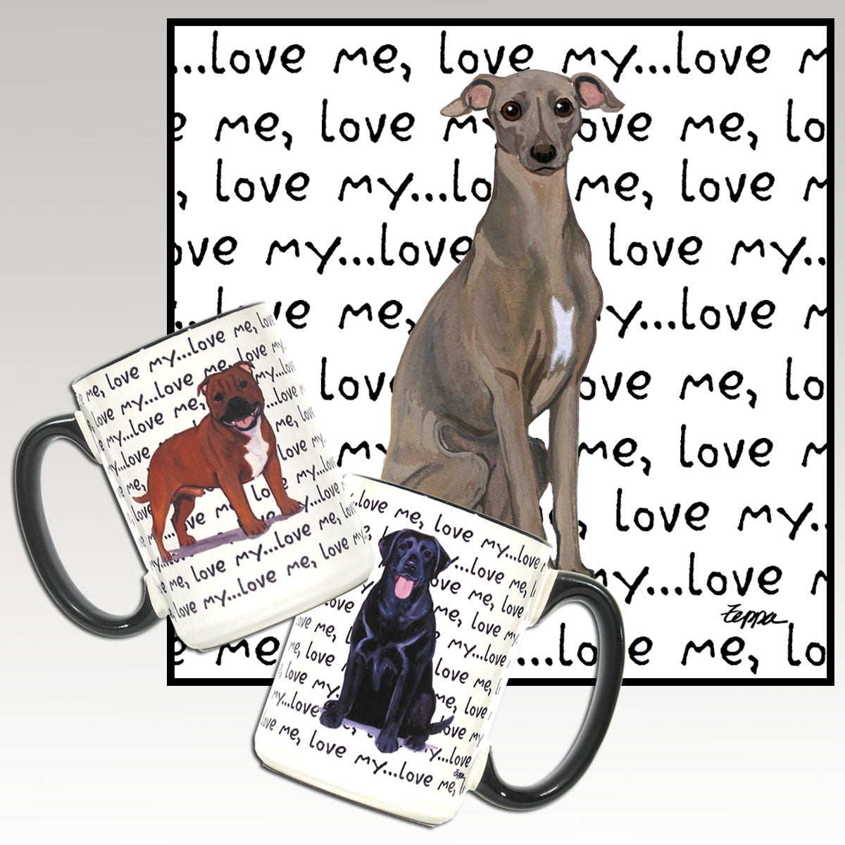 Italian Greyhound Love Me Mug