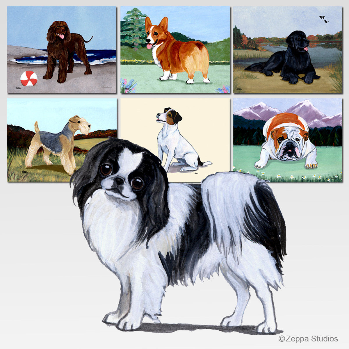 Japanese Chin Mouse Pad