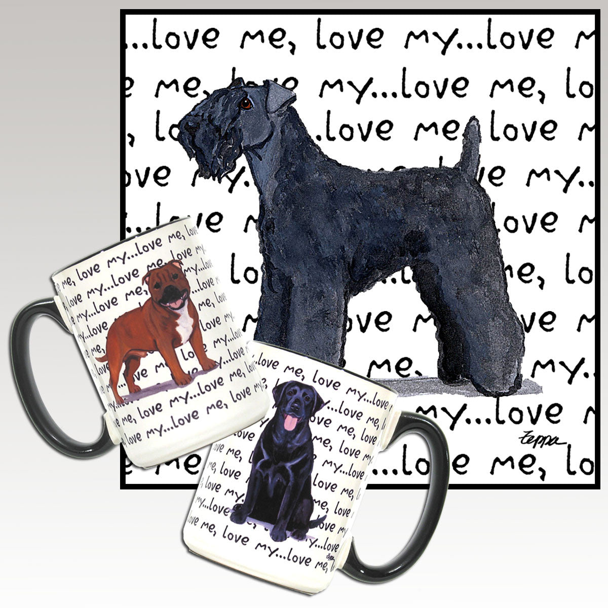 Kerry Blue Terrier Love Me Mug