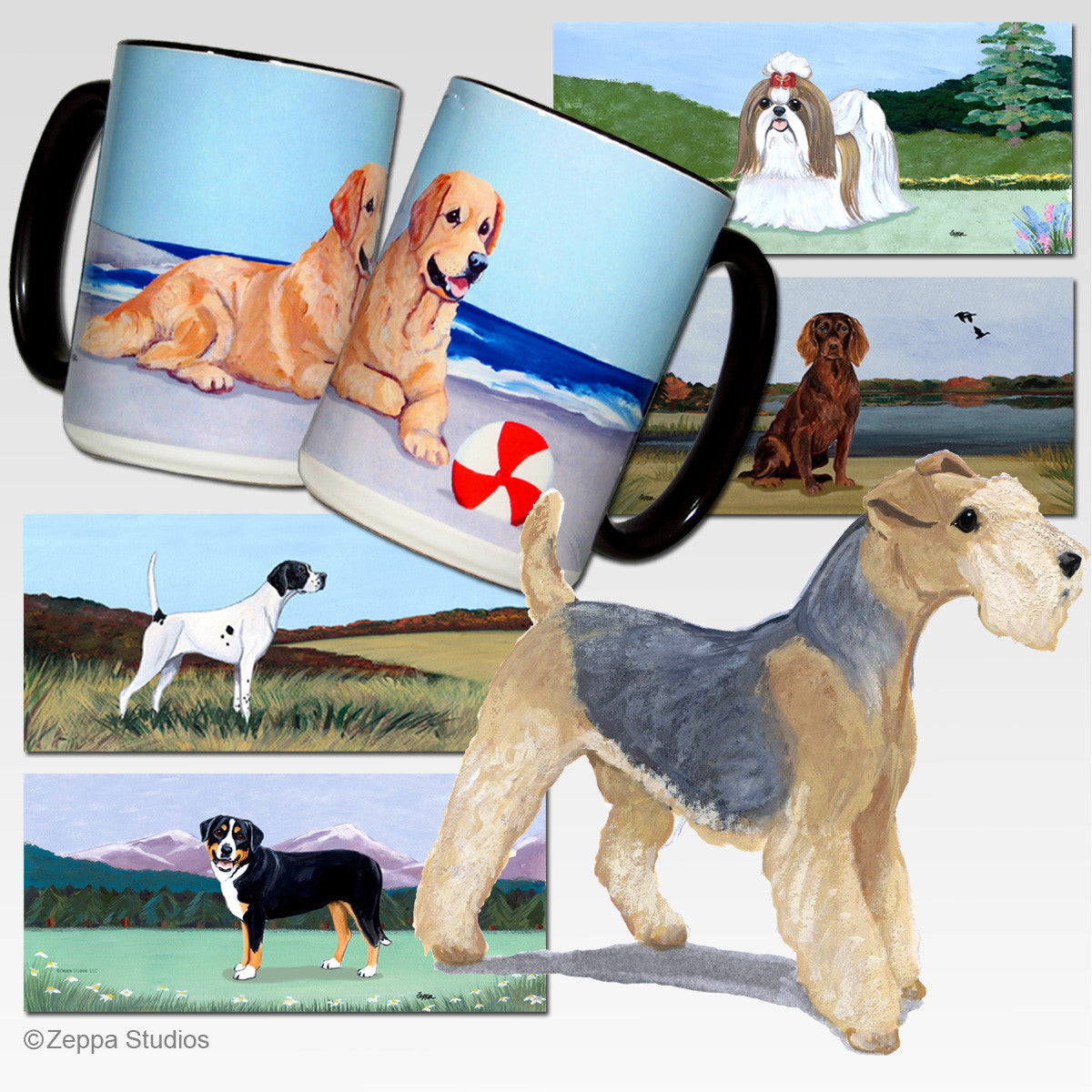 Lakeland Terrier Scenic Mug