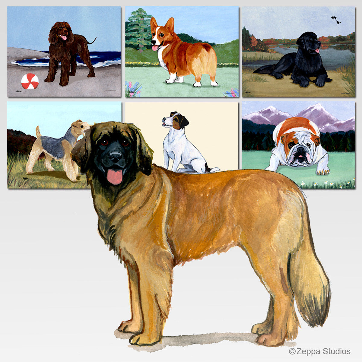 Leonberger Scenic Mouse Pad