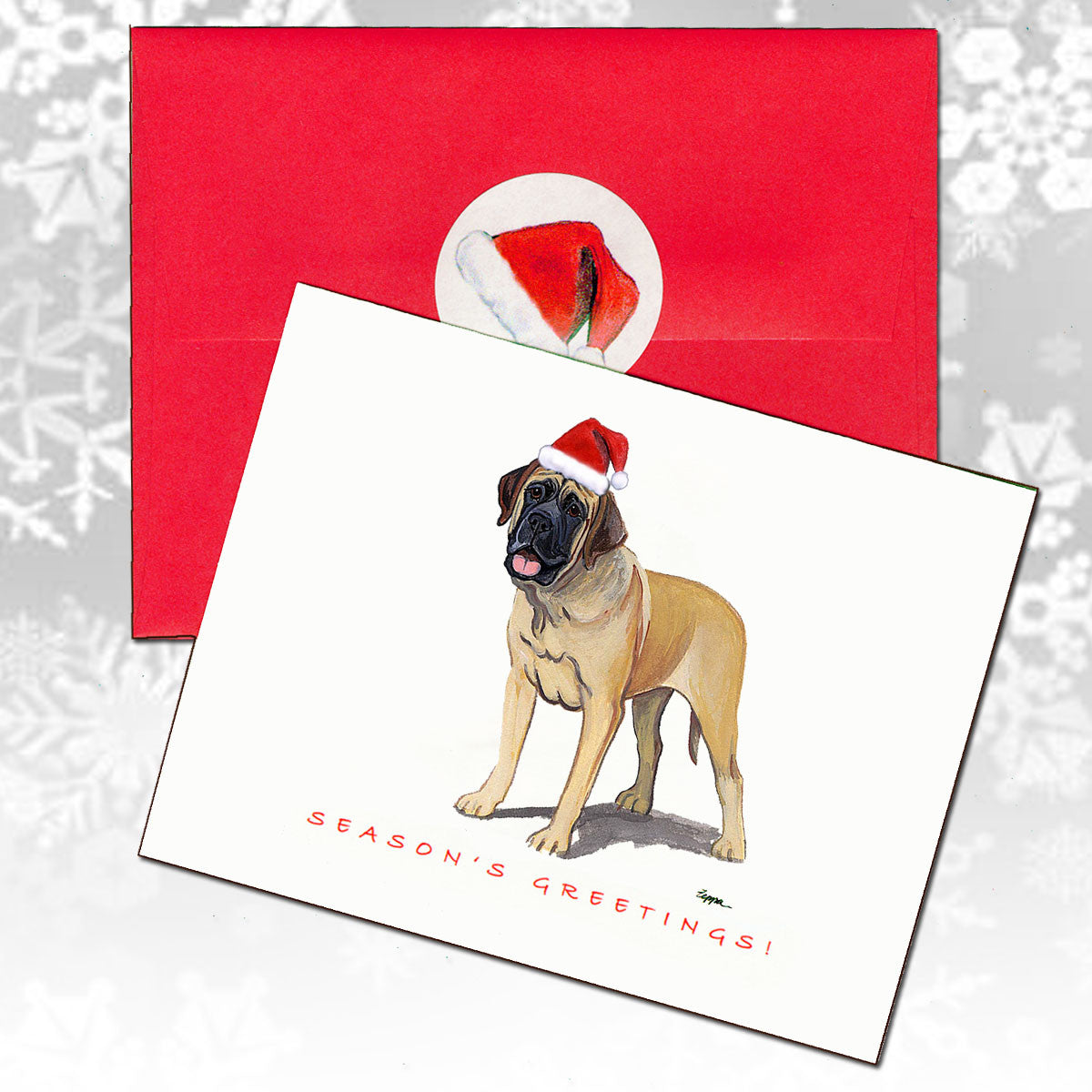 Mastiff Christmas Cards