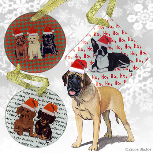 Mastiff Christmas Ornaments
