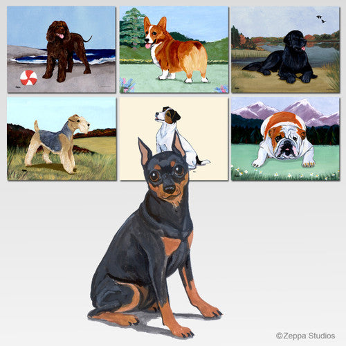 Miniature Pinscher Scenic Mouse Pad