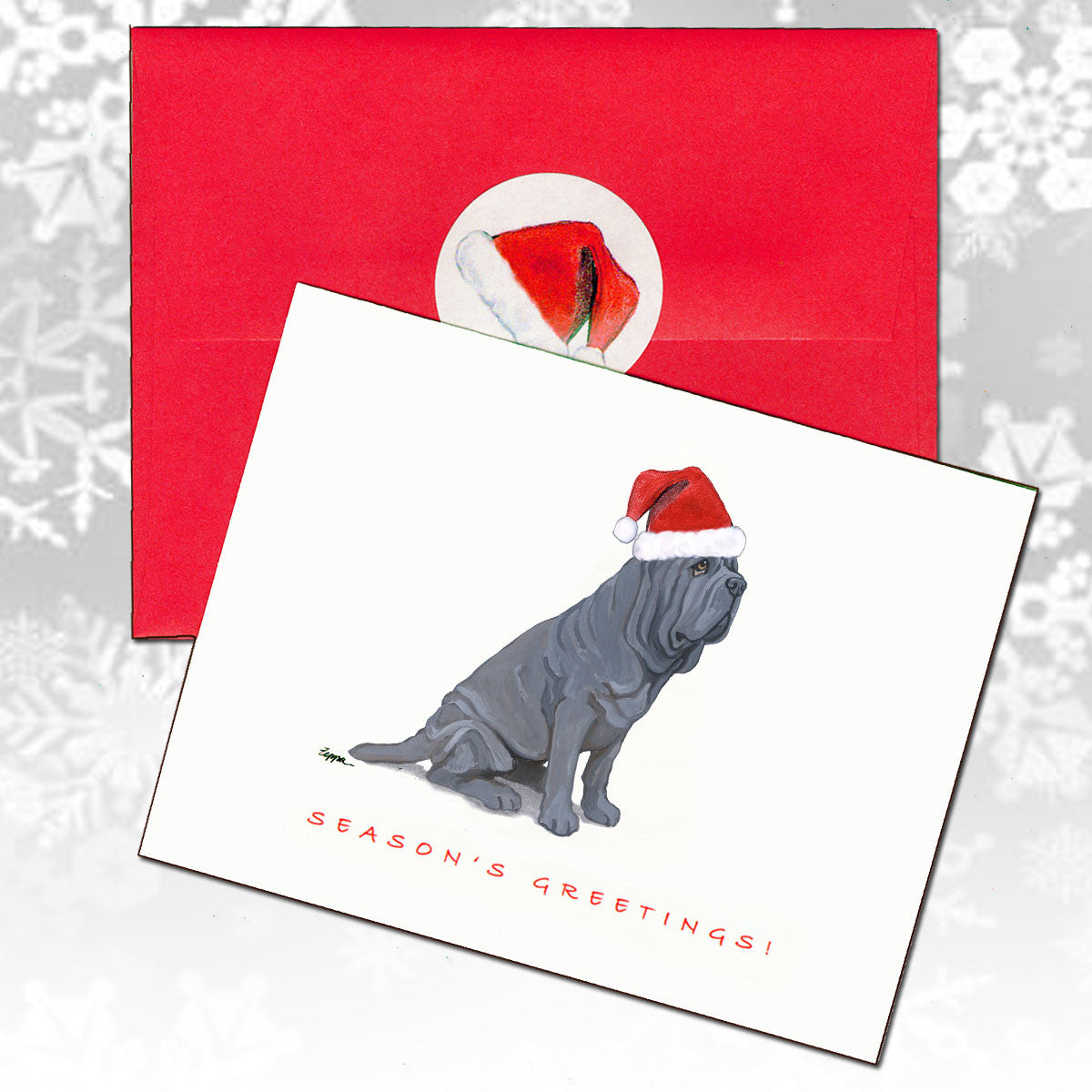 Neopolitan Mastiff Christmas Cards
