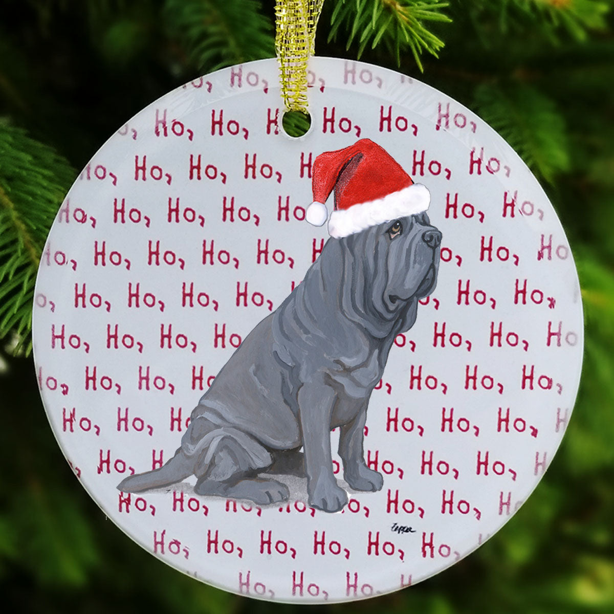 Neopolitan Mastiff Christmas Ornaments