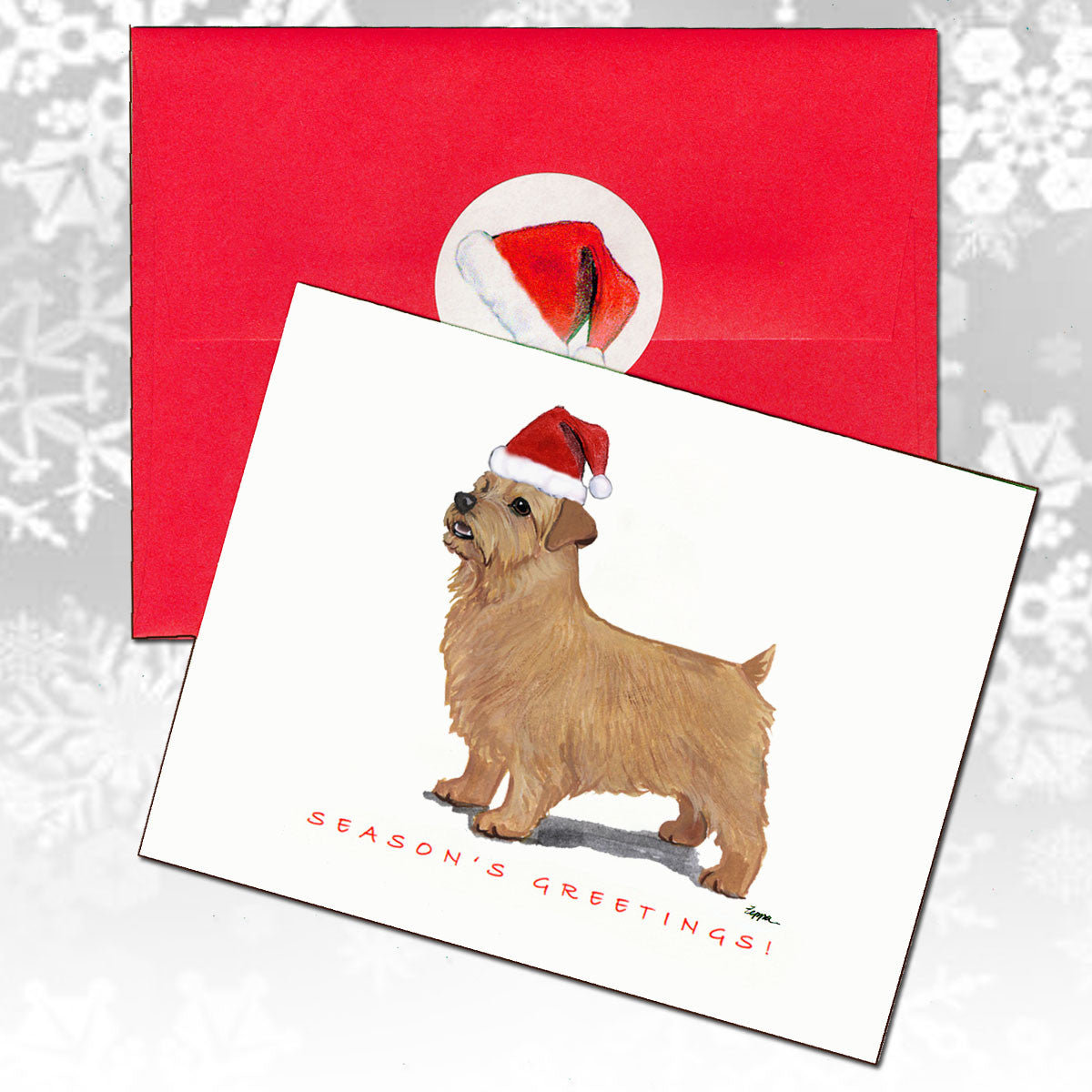 Norfolk Terrier Christmas Cards