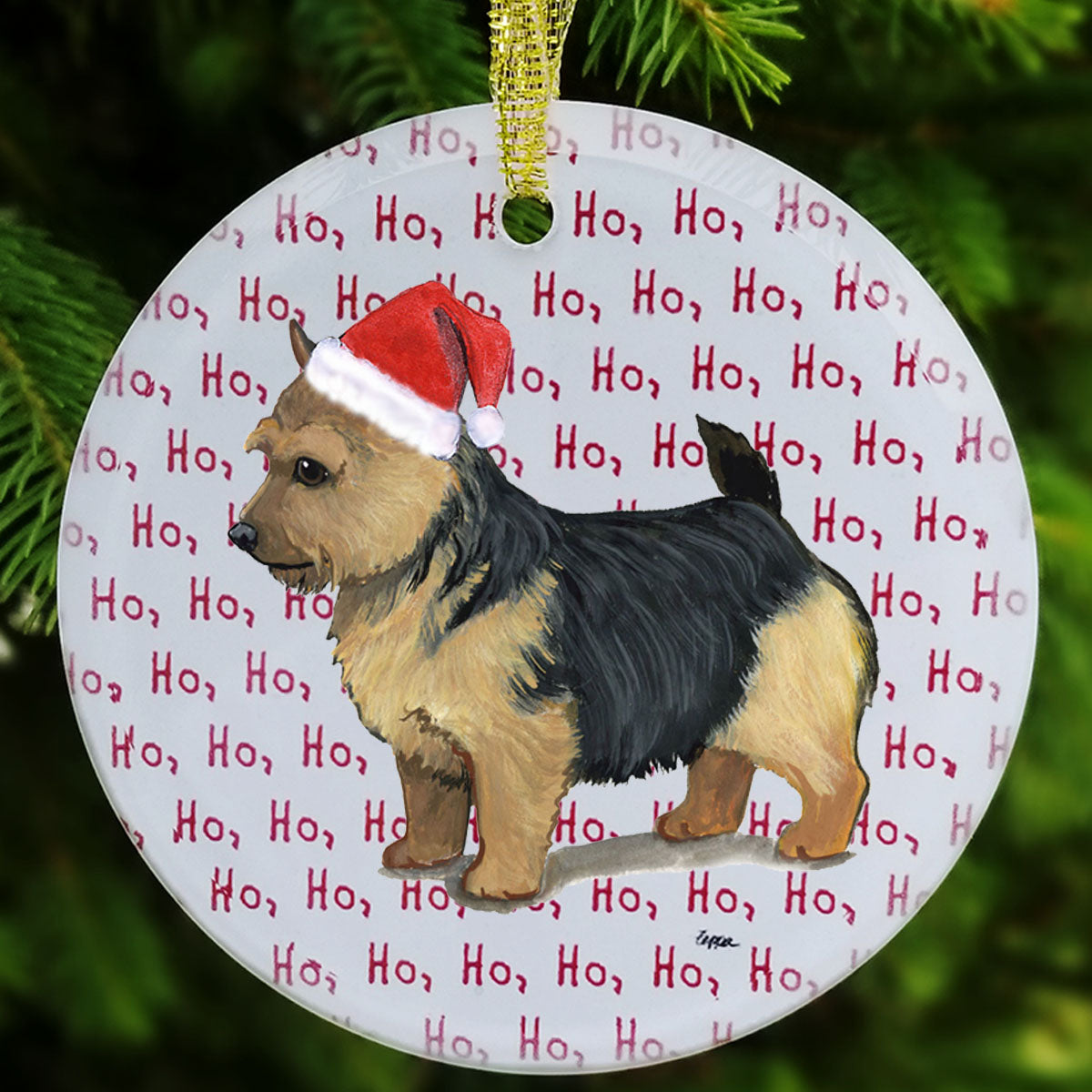 Norwich Terrier Christmas Ornaments