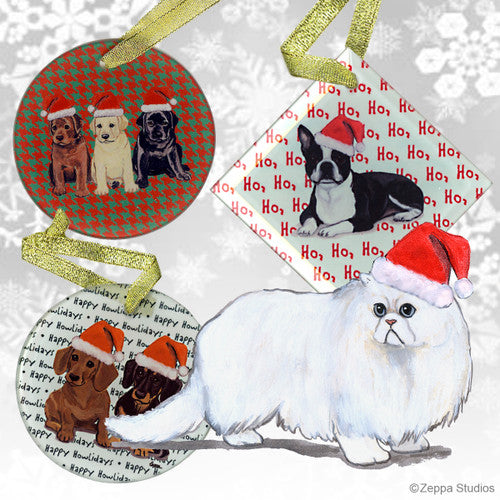 Persian Cat Christmas Ornaments
