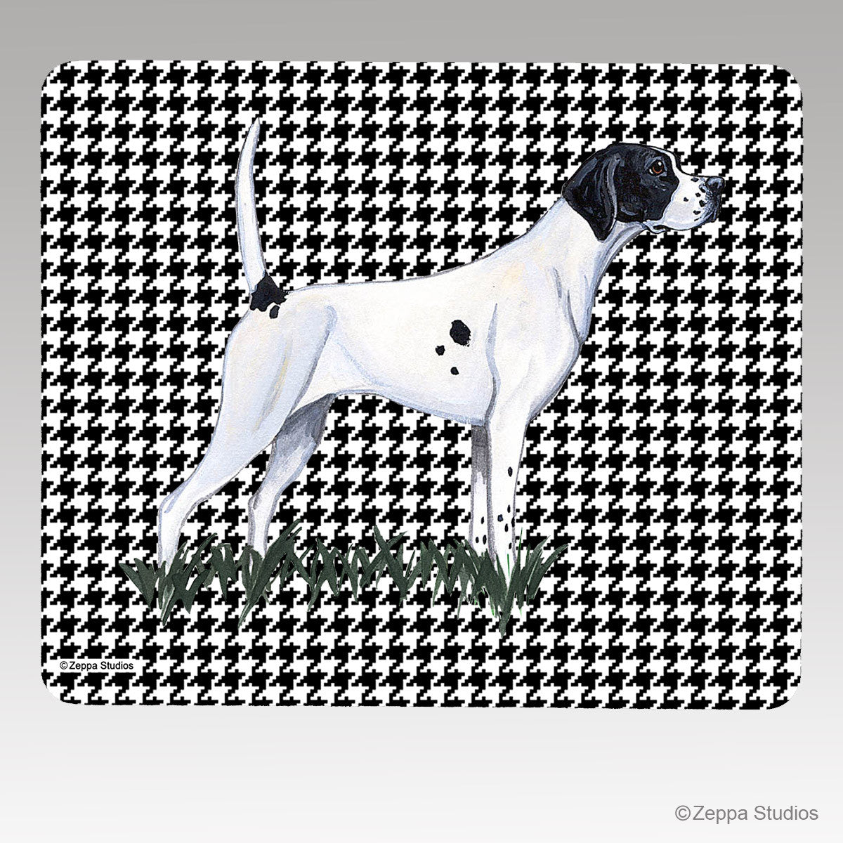 Pointer Houndstooth Mouse Pad