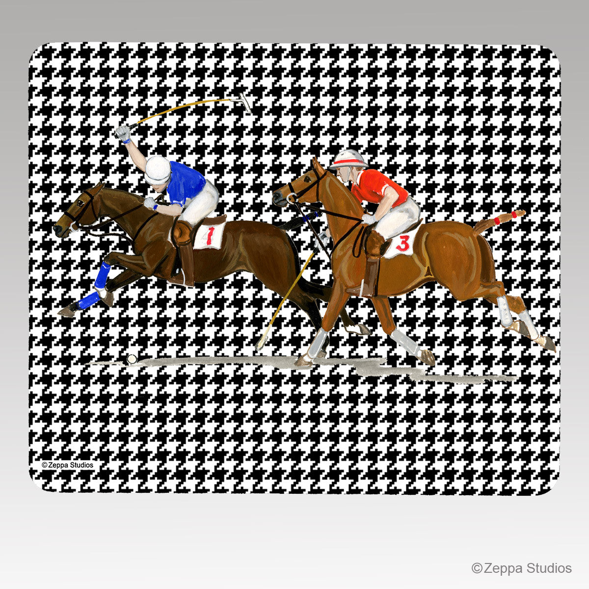 Polo Houndstooth Mouse Pad