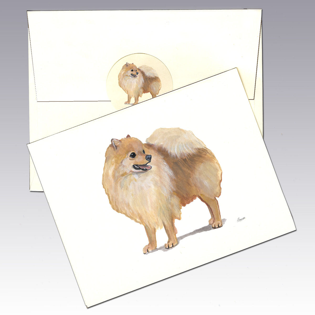Pomeranian Note Cards