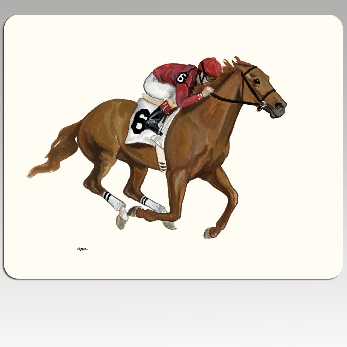 Race Horse Cutting Board