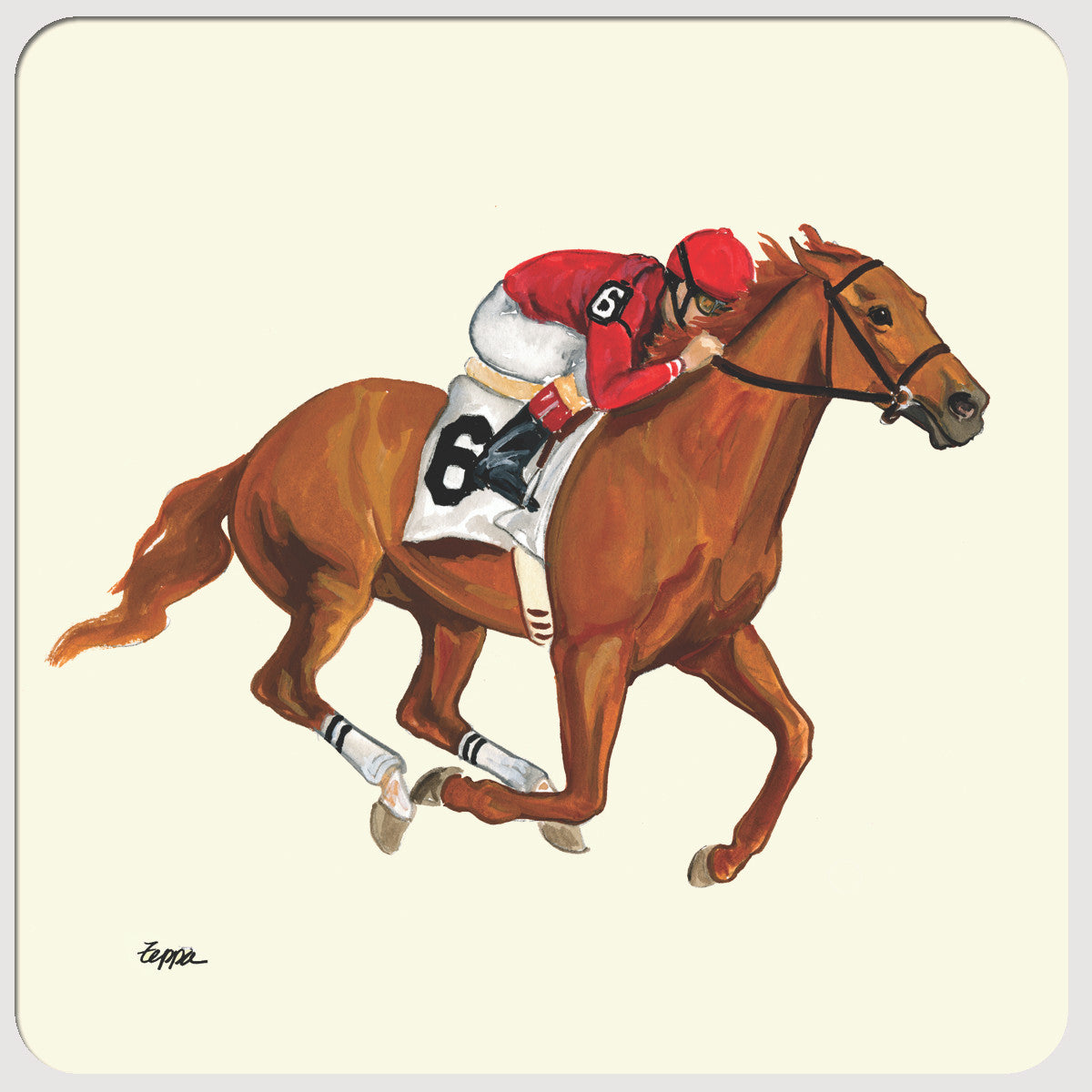 Race Horse Beverage Coasters