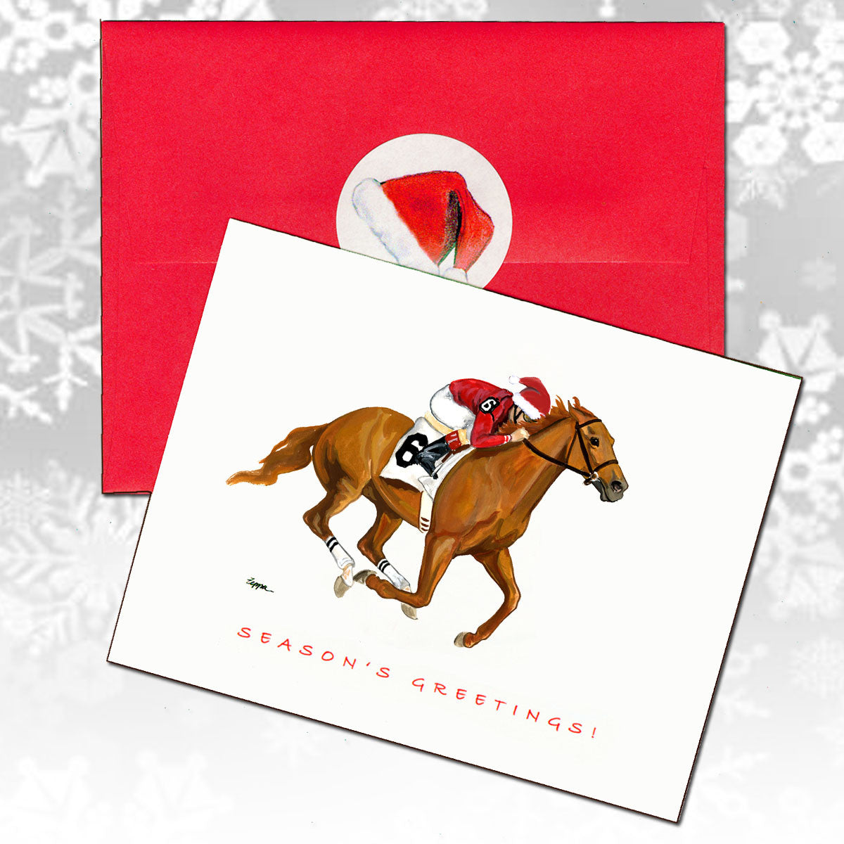 Race Horse Christmas Cards