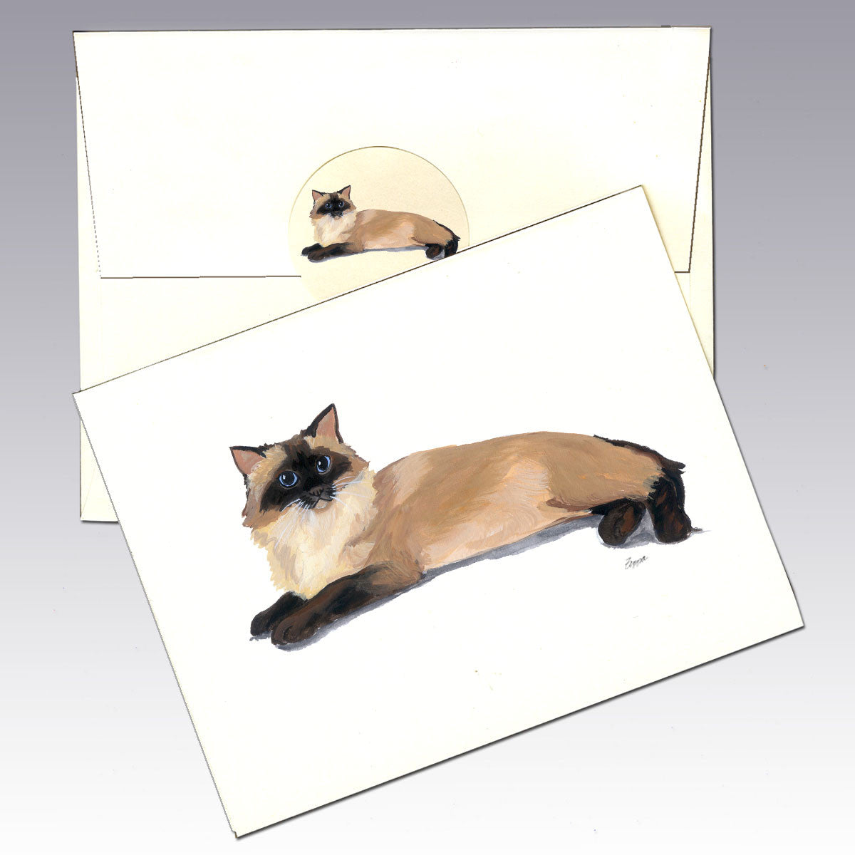 Rag Doll Cat Note Cards