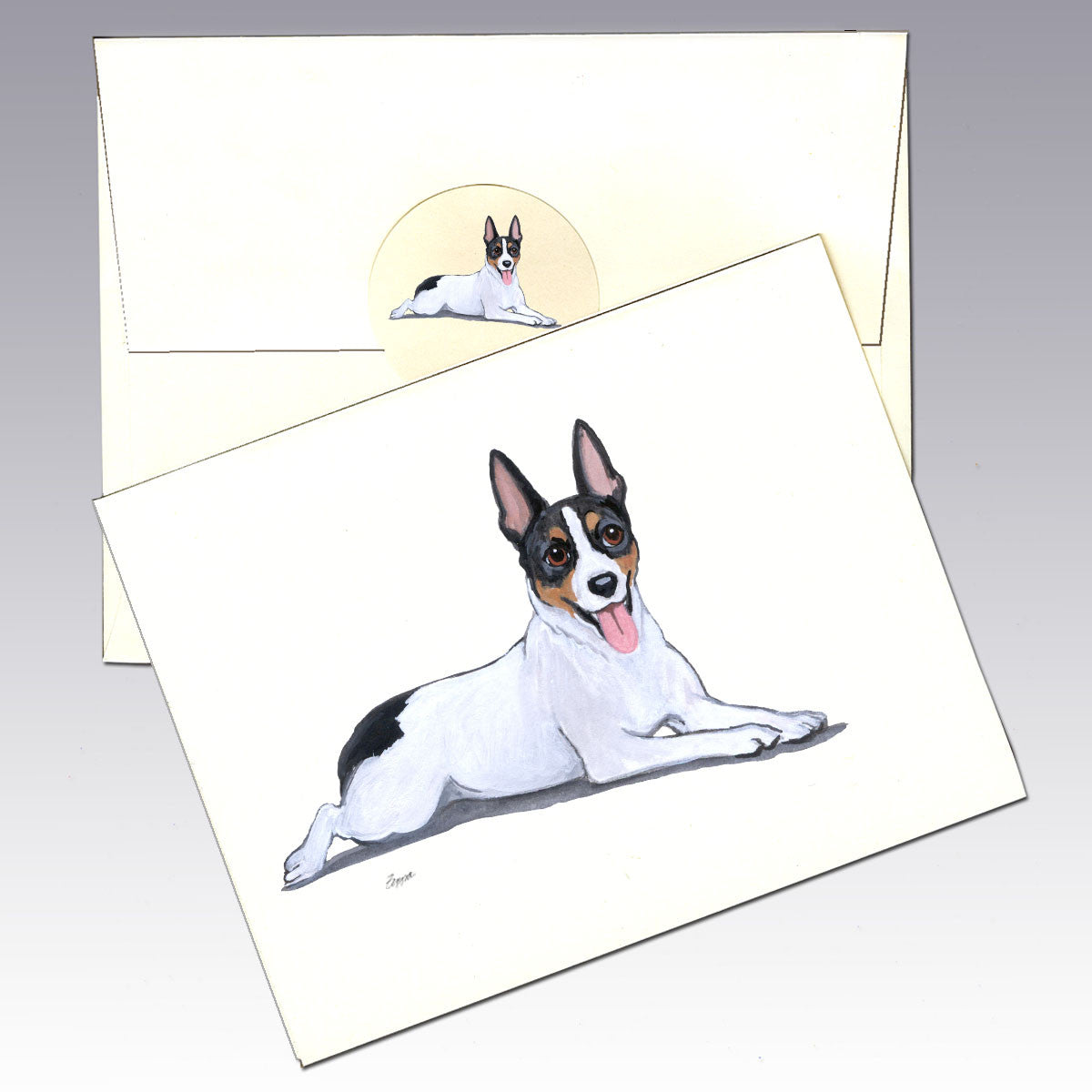 Rat Terrier Note Cards