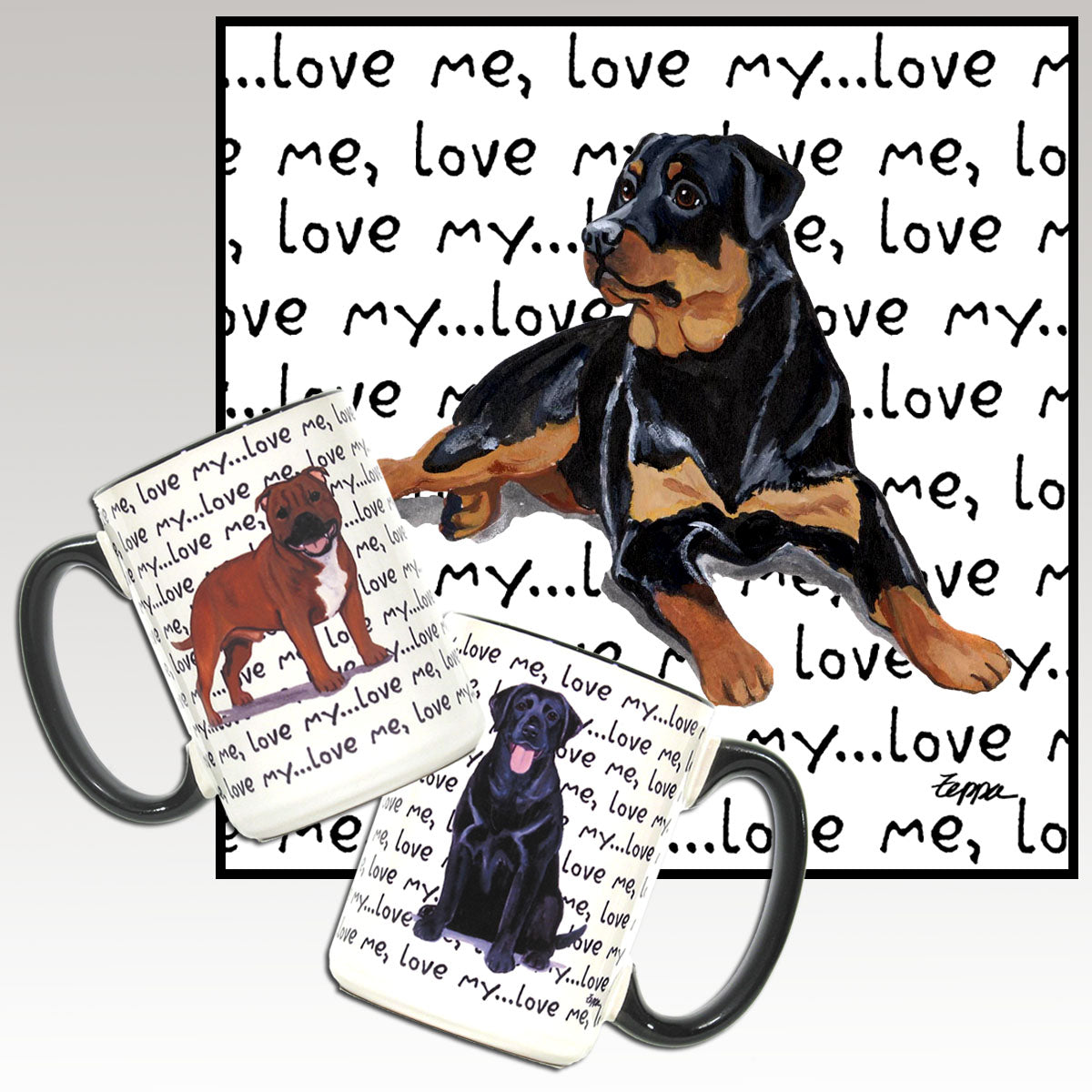 Rottweiler Love Me Mug