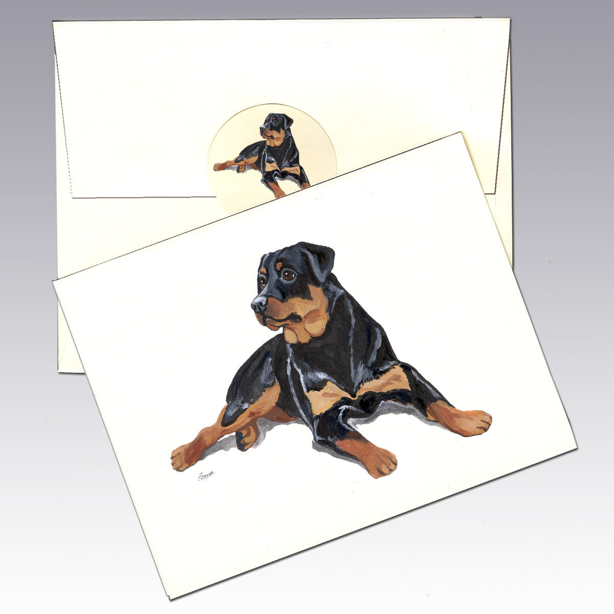 Rottweiler Note Cards