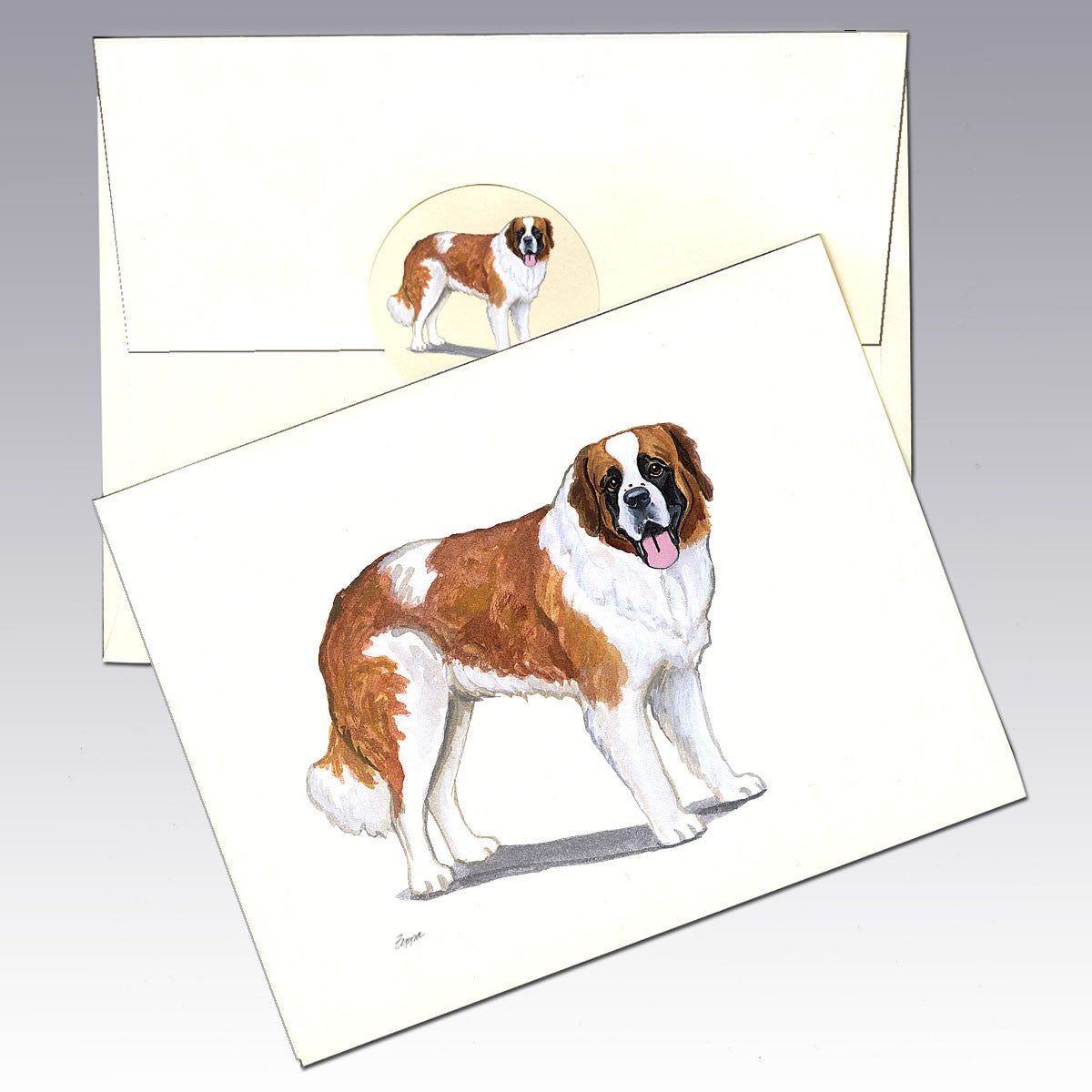 St. Bernard Note Cards