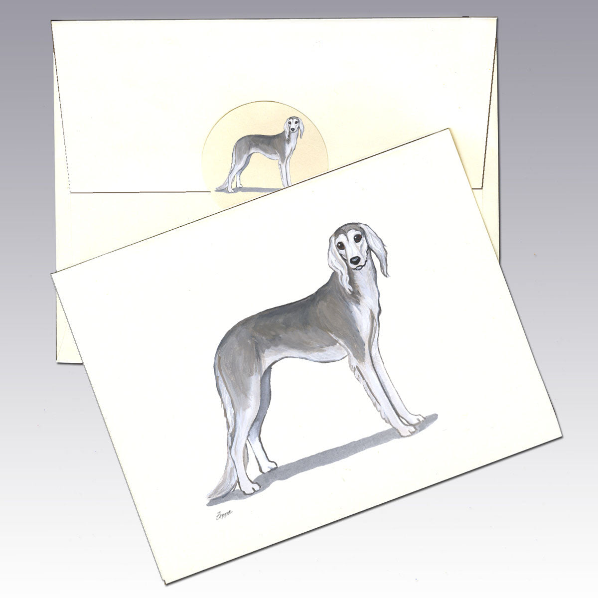 Saluki Note Cards