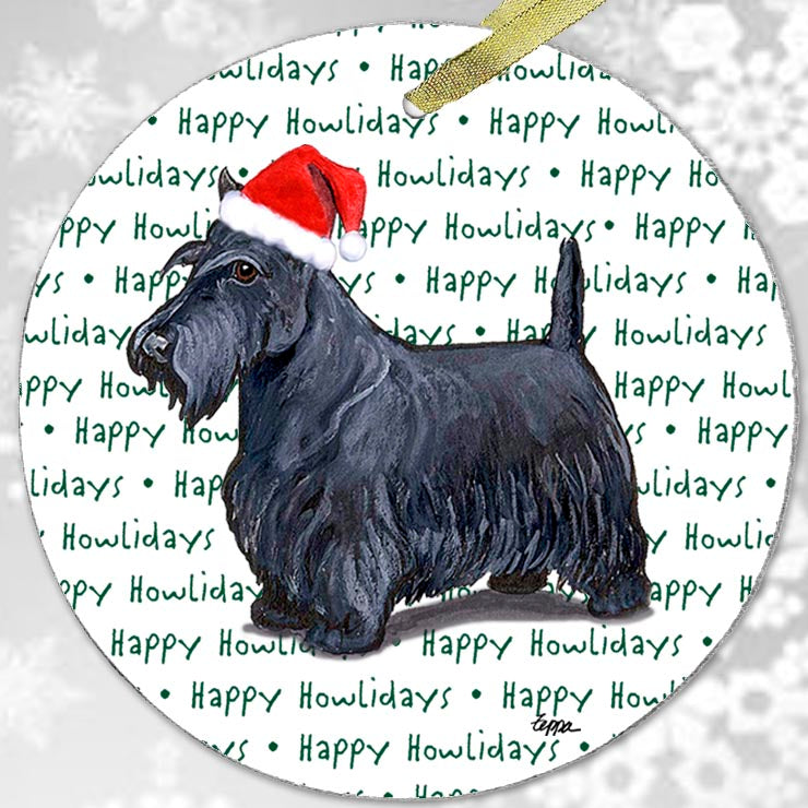 Scottish Terrier Christmas Ornaments