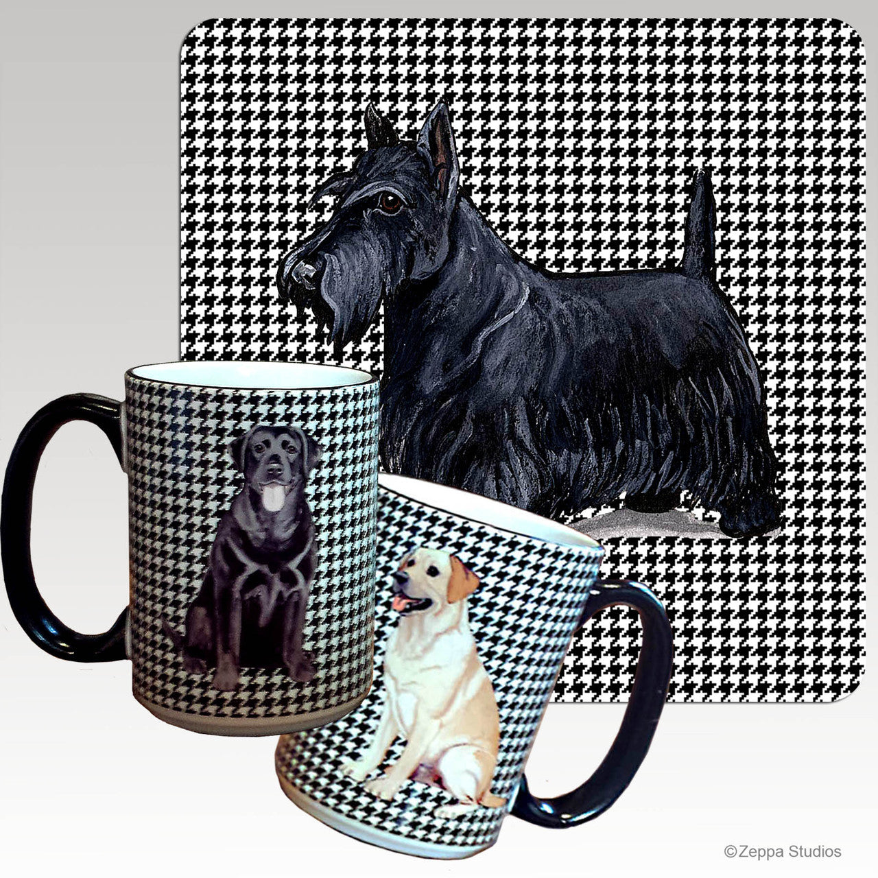 Scottish Terrier Houndzstooth Mug
