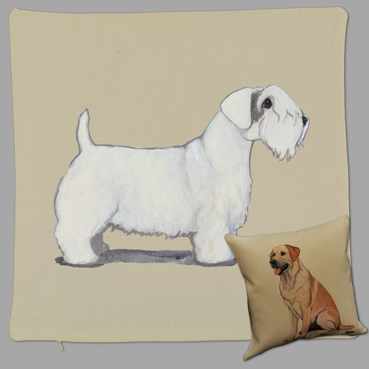 Sealyham Terrier Throw Pillow