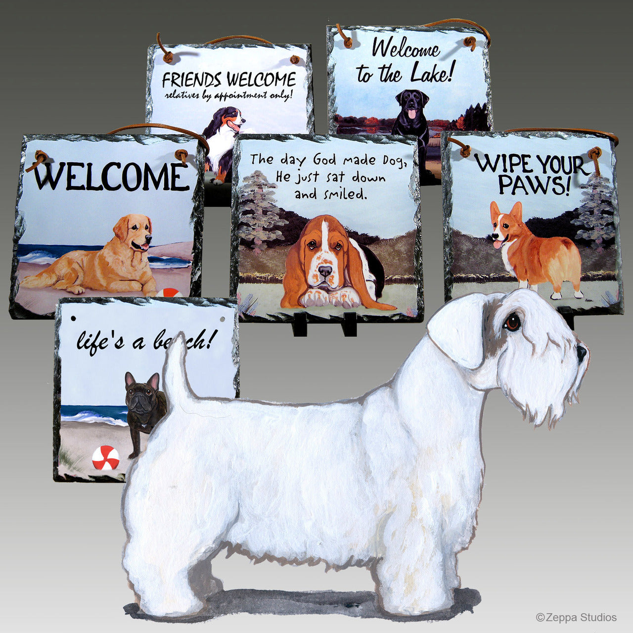 Sealyham Terrier Slate Signs