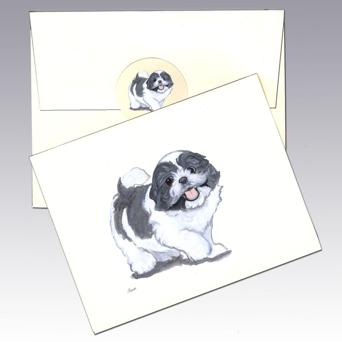 Shih Tzu Puppy Note Cards