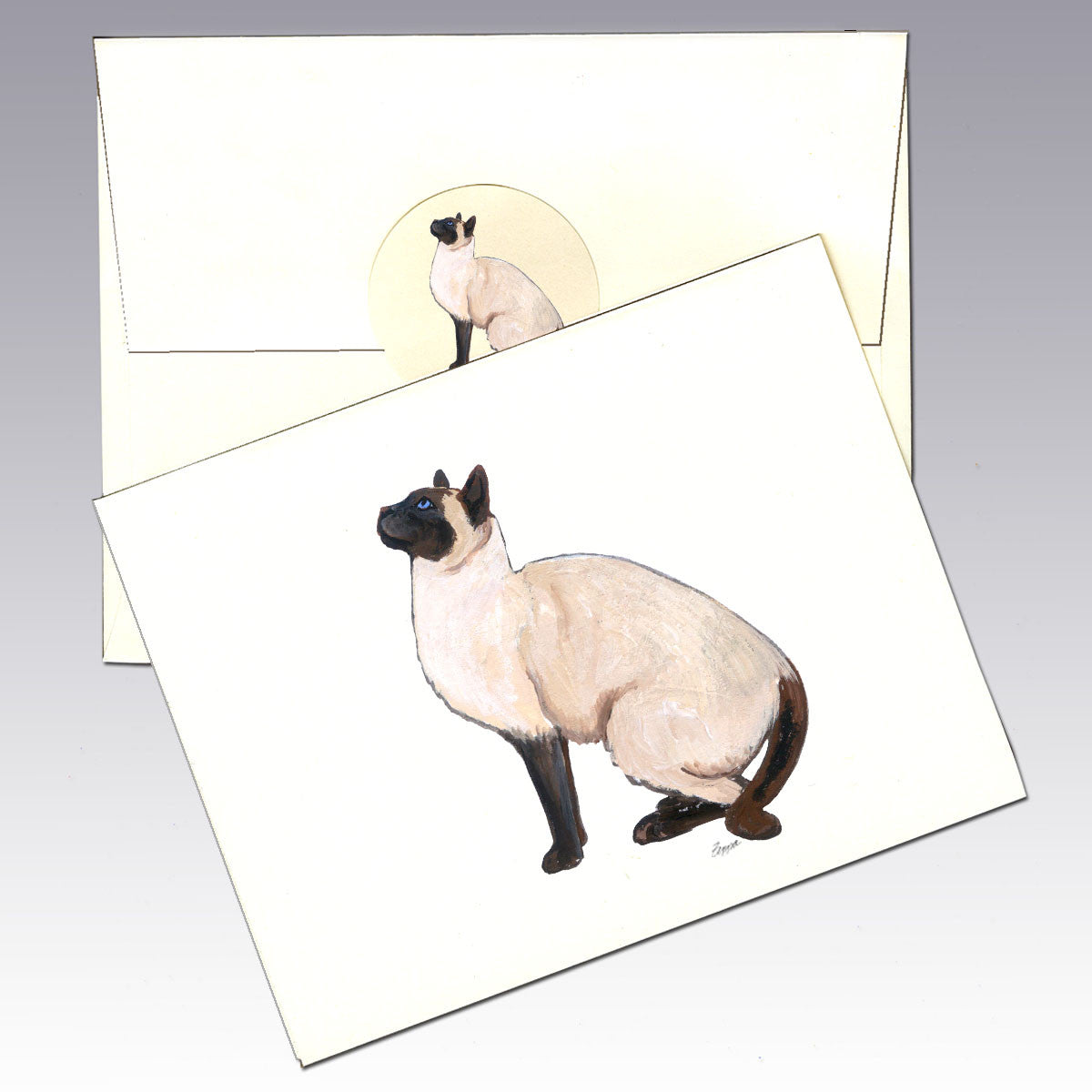 Siamese Cat Note Cards