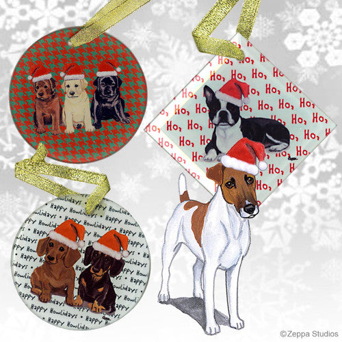 Smooth Fox Terrier Christmas Ornaments