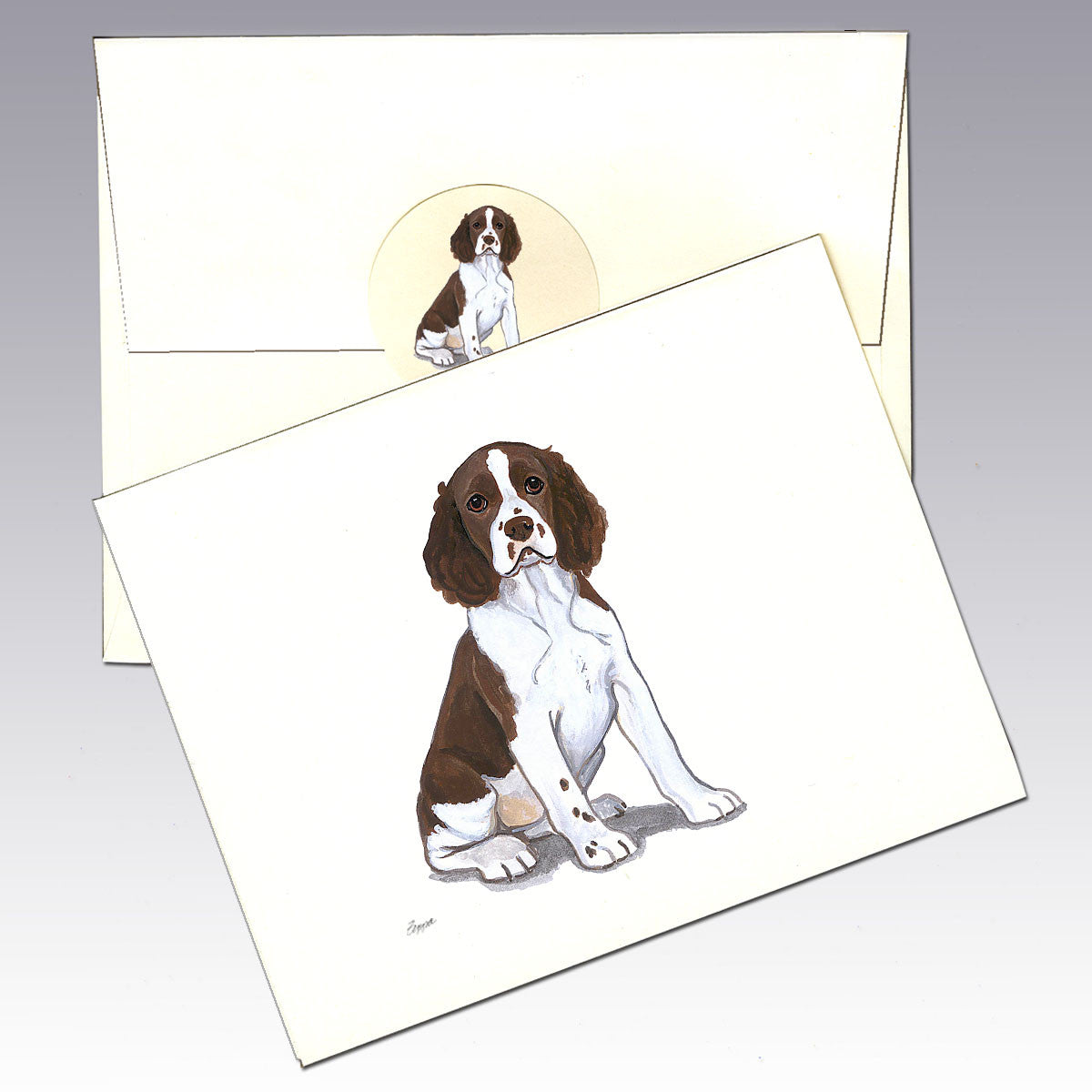 Springer Spaniel Puppy Note Cards