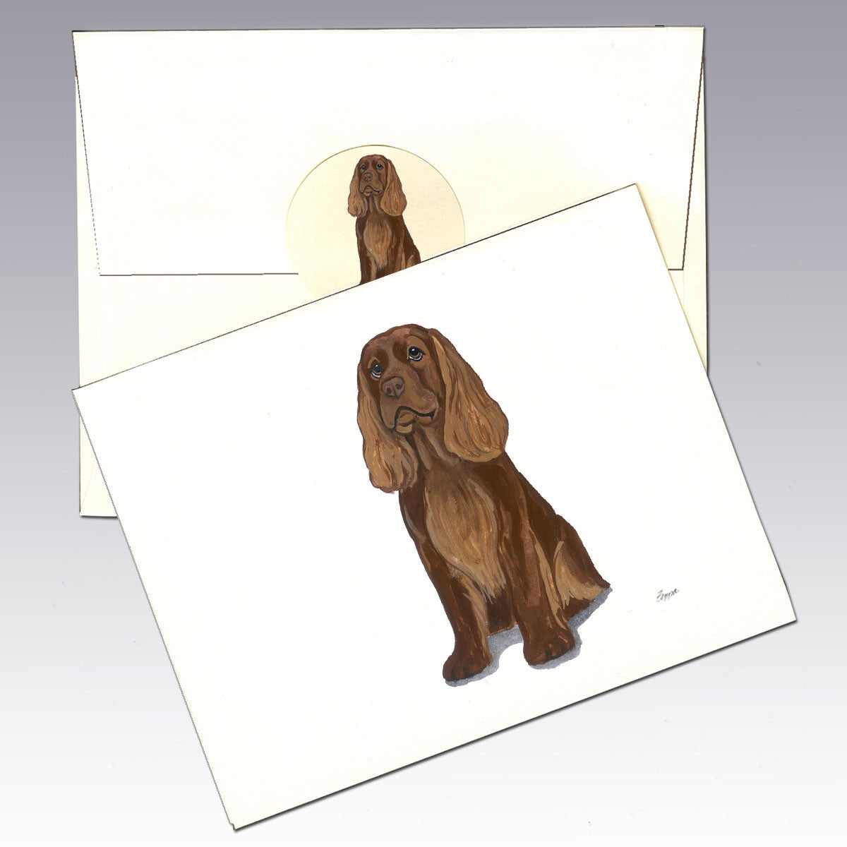 Sussex Spaniel Note Cards