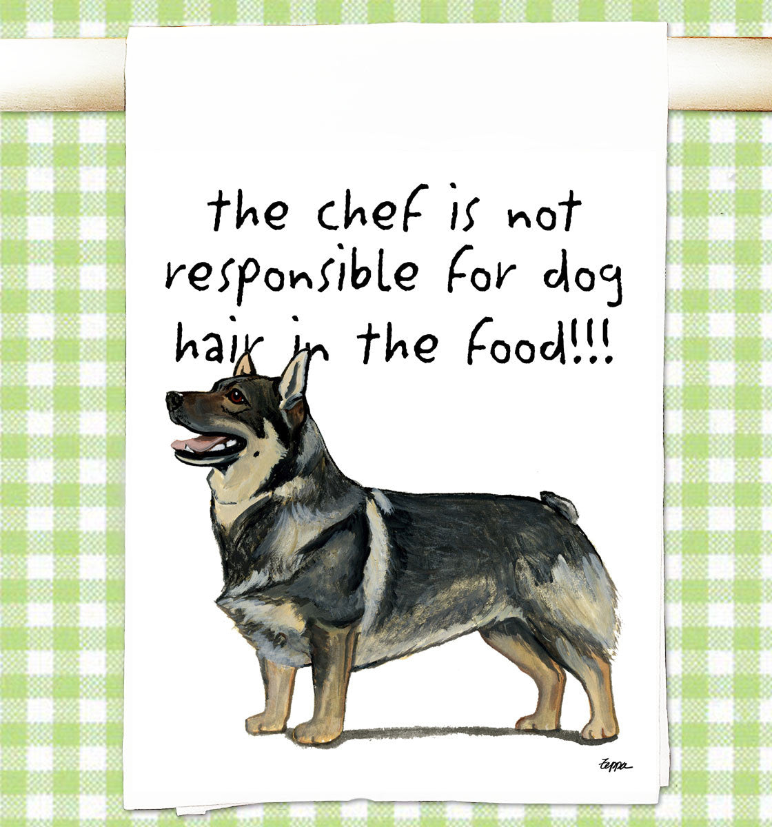 Swedish Valhund Flour Sack Kitchen Towel