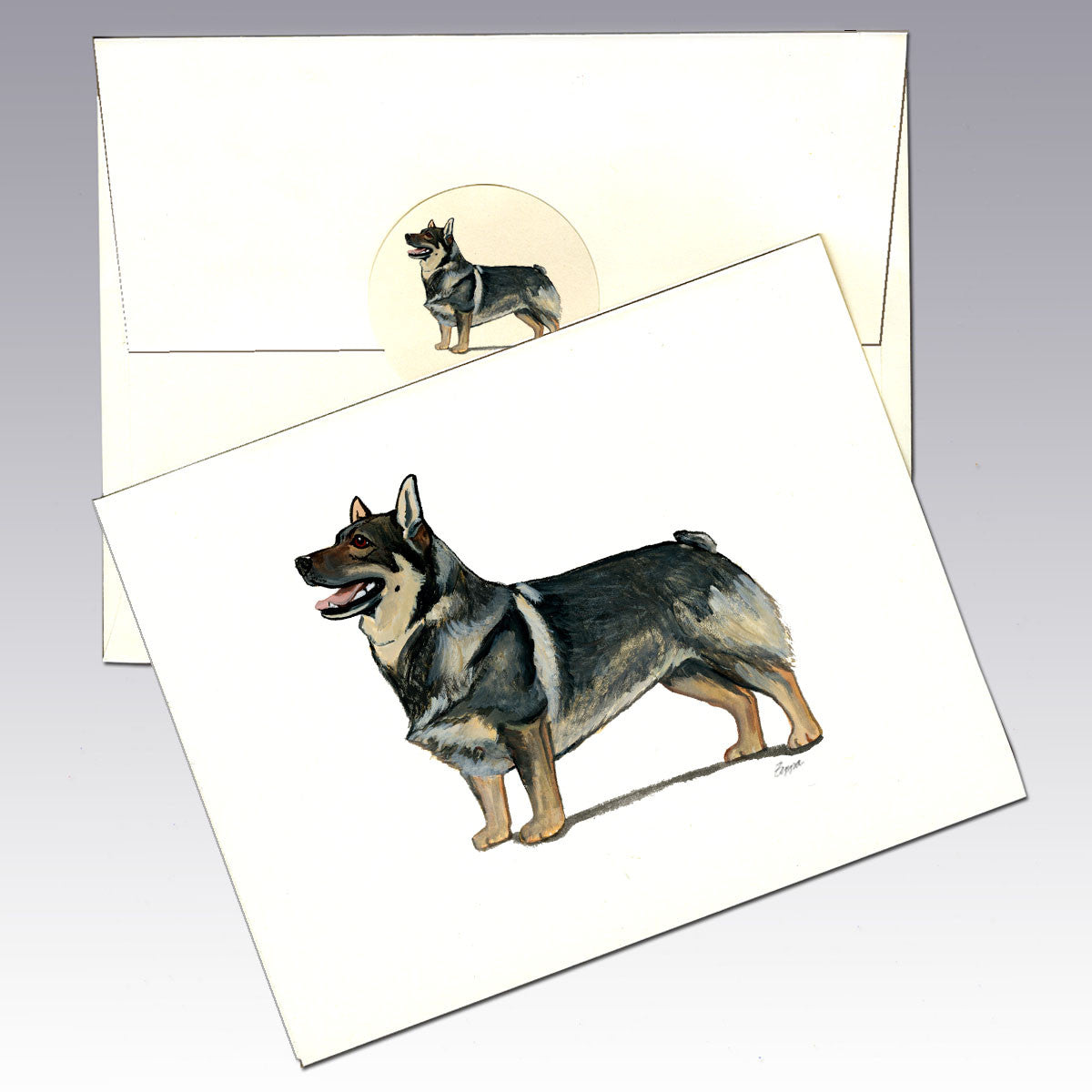 Swedish Valhund Note Cards