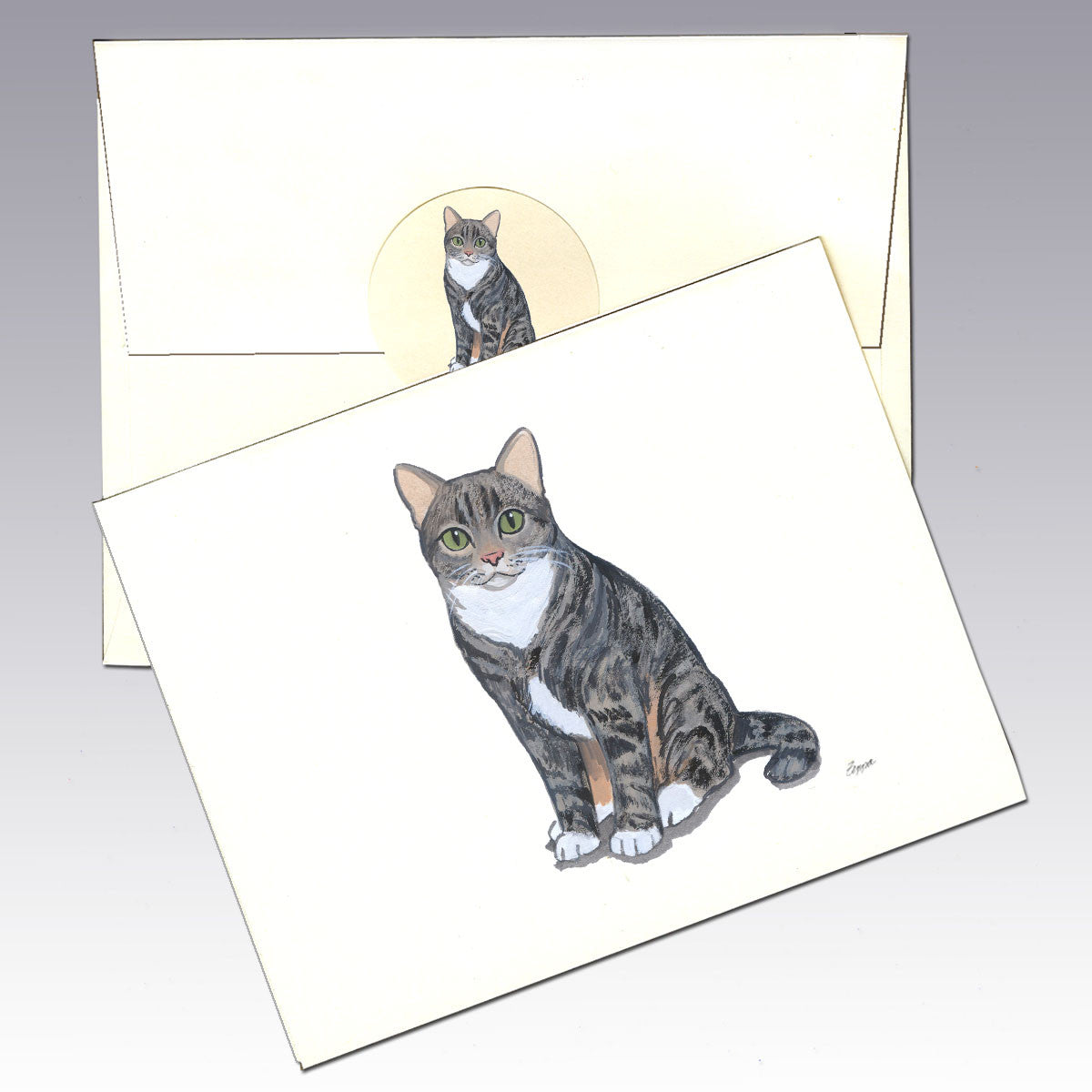 Tabby Cat Note Cards