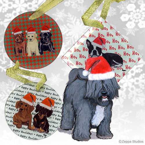 Tibetan Terrier Christmas Ornaments