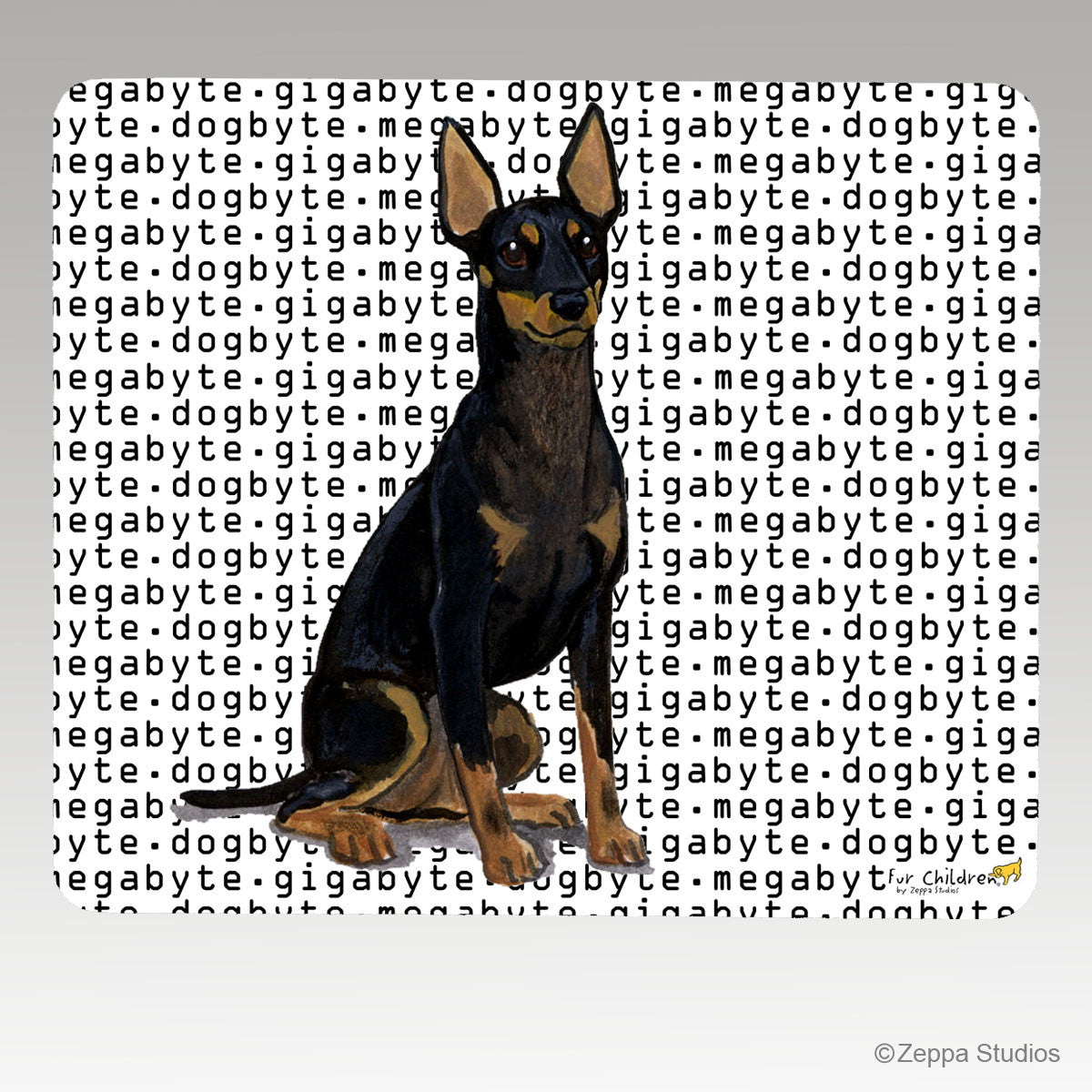 Toy Manchester Terrier Megabyte Mouse Pad - Rectangle