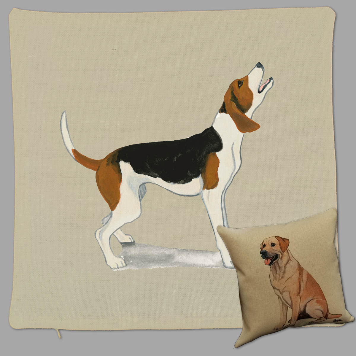 Treeing Walker Coonhound Throw Pillow
