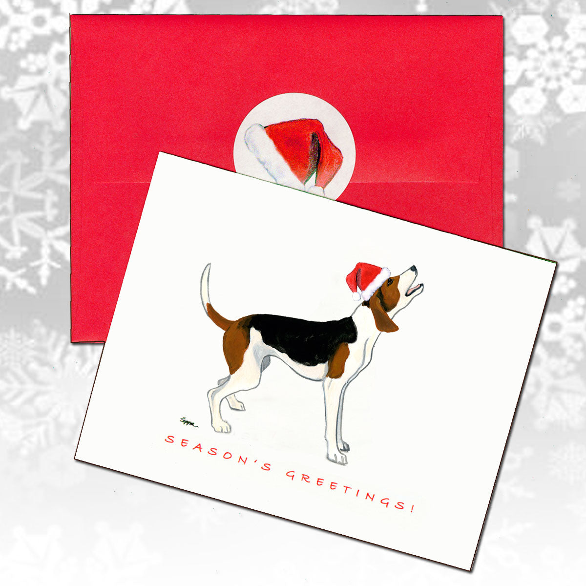 Treeing Walker Coonhound Christmas Cards