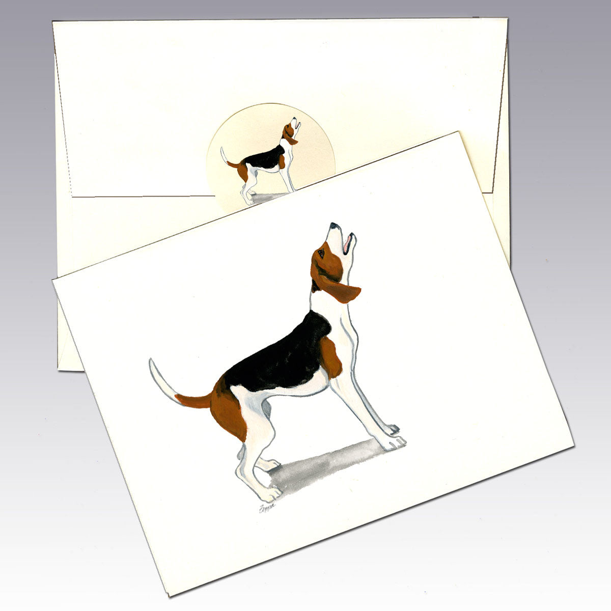 Treeing Walker Coonhound Note Cards
