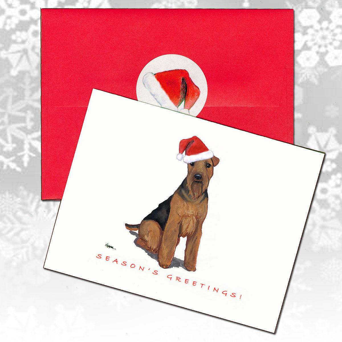 Welsh Terrier Christmas Cards