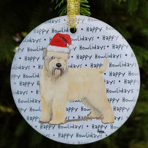 Wheaten Terrier Christmas Ornaments