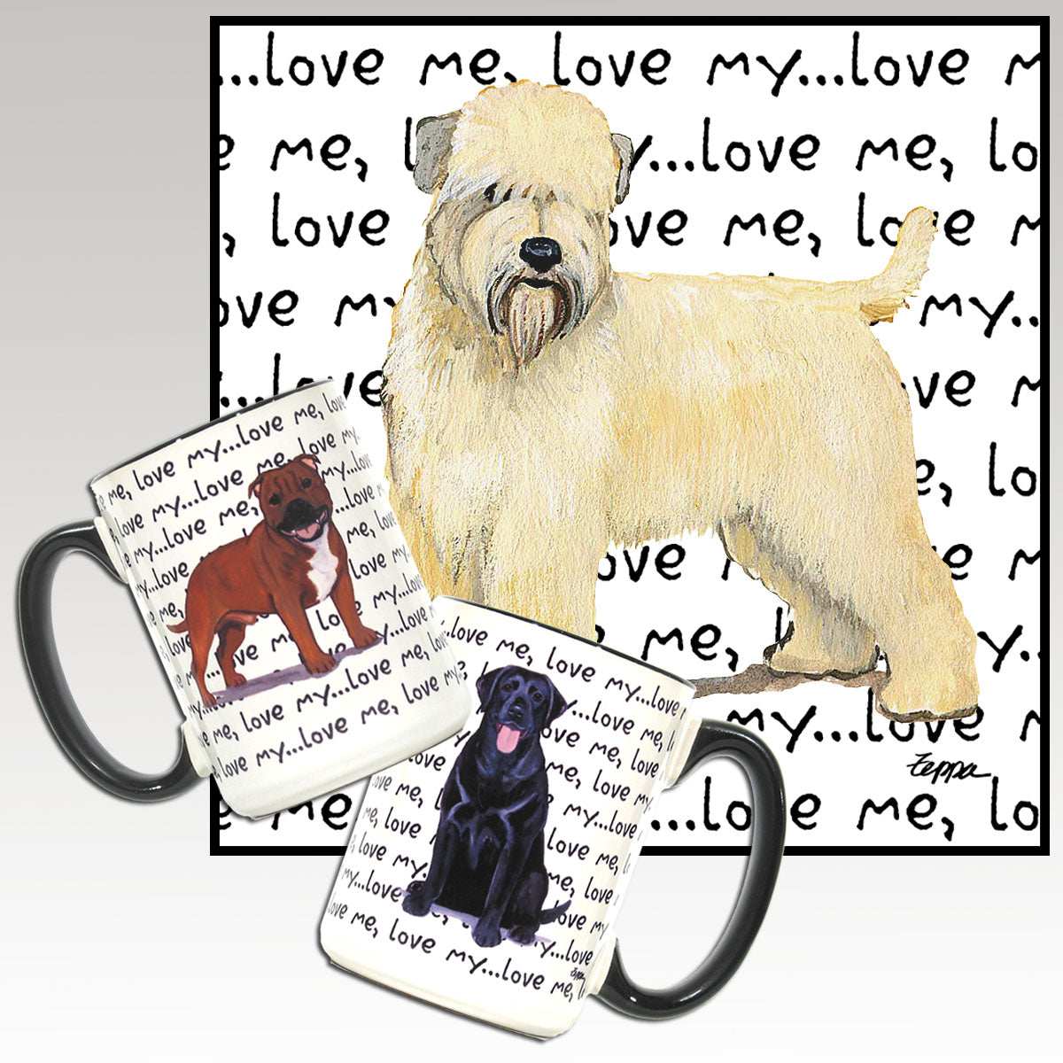 Wheaten Terrier Love Me Mug