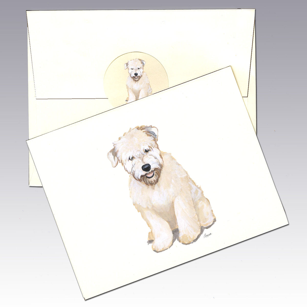 Wheaten Terrier Puppy Note Cards