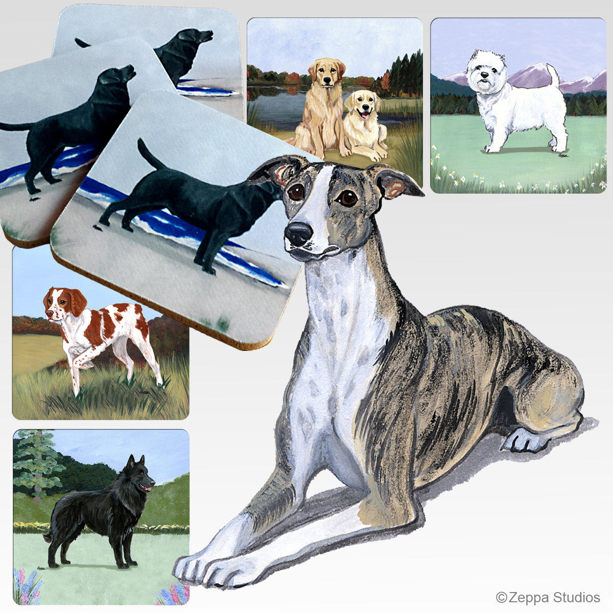 Whippet Scenic Coasters